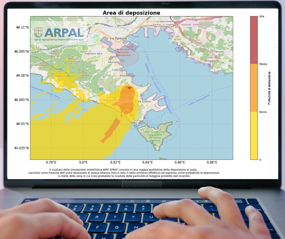 Incendi: nuovo modello Arpal per stimare...