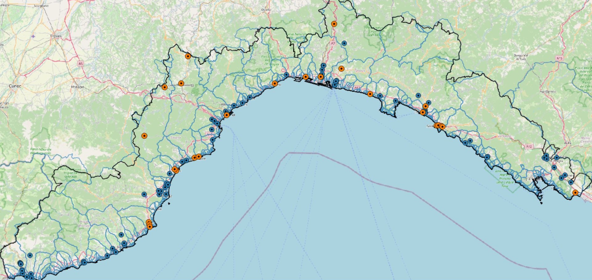 rete freatimetrica liguria potenziamento automazione monitoraggio acque sotterranee