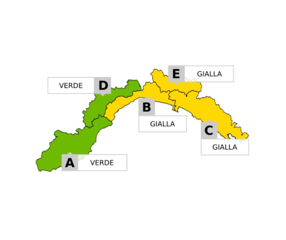 Domani allerta gialla per temporali sul ...