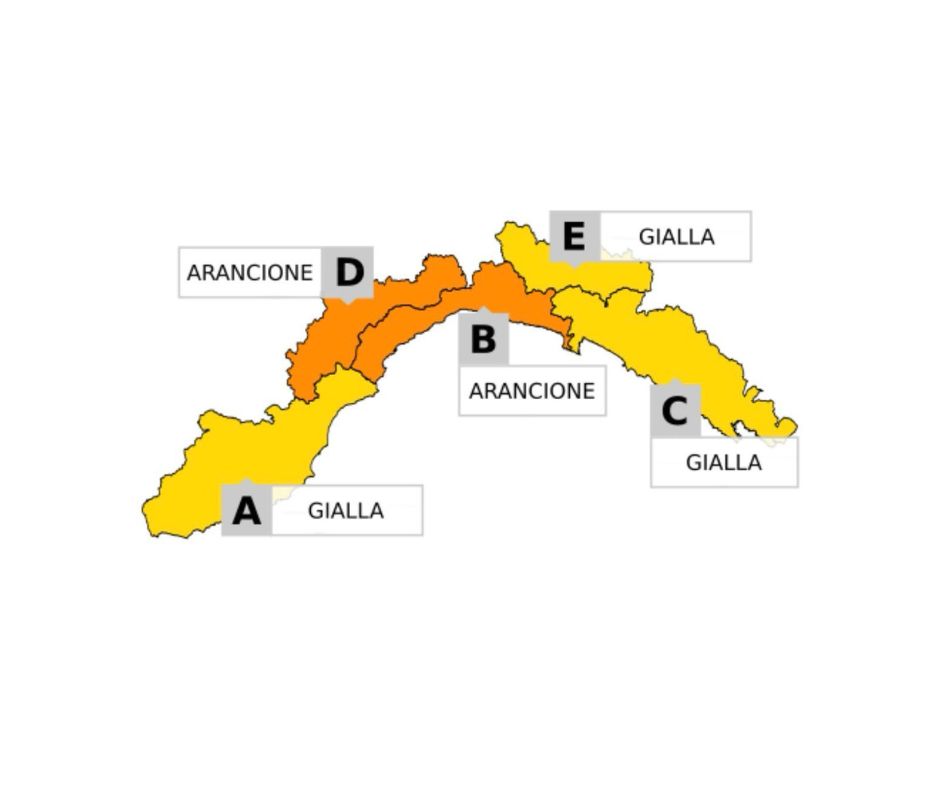 Aggiornamento allerta meteo per oggi e d...