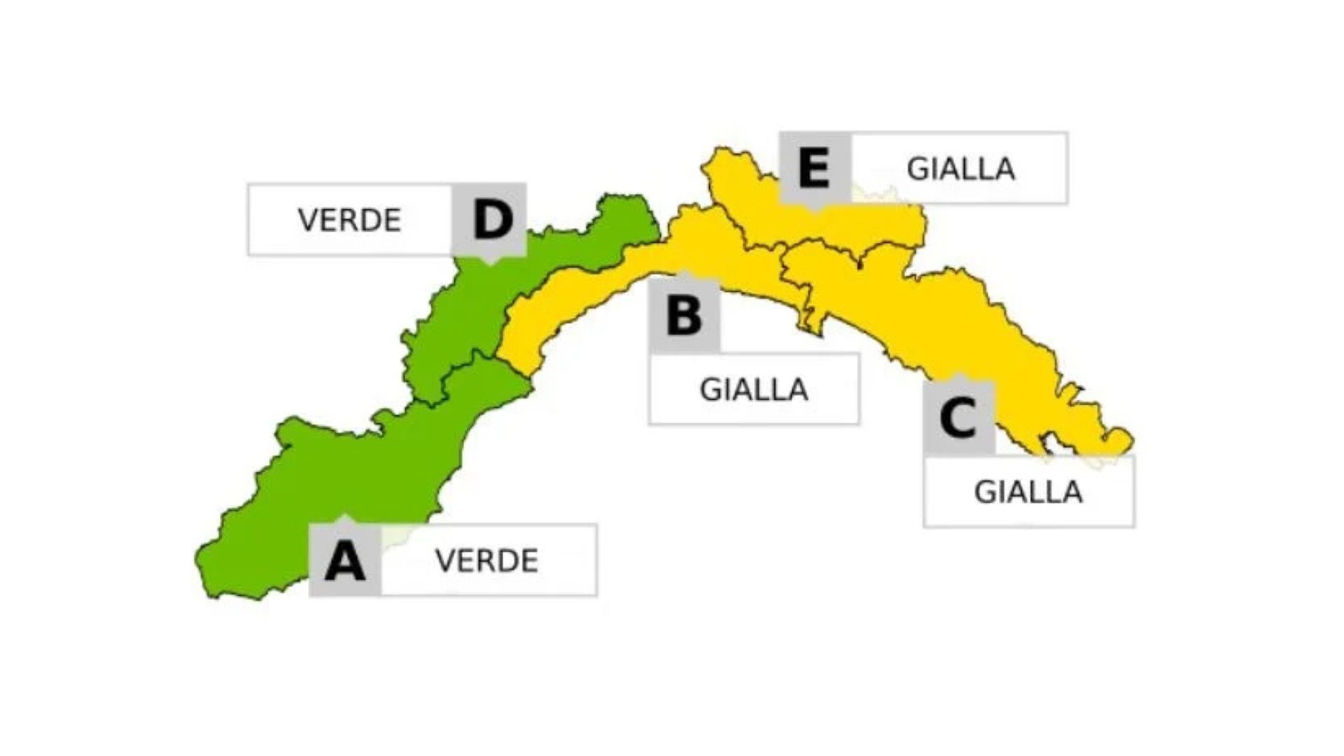 Aggiornamento allerta meteo gialla - Gio...