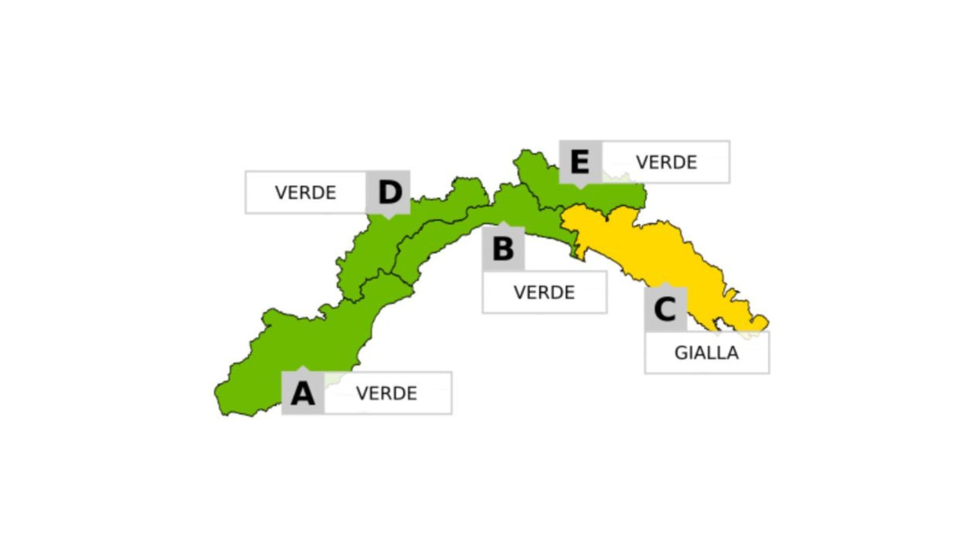 Domani allerta gialla temporali sul leva...