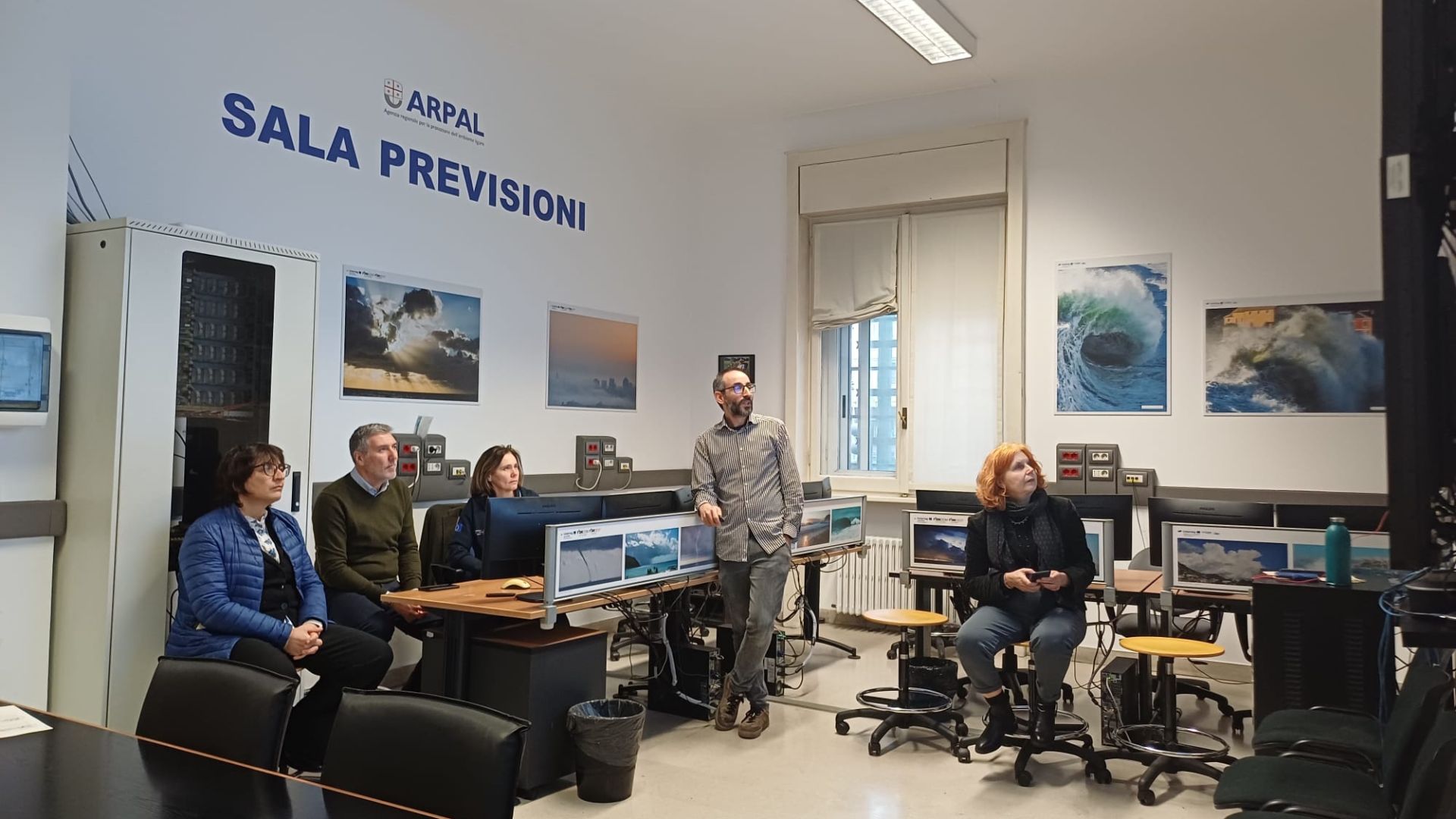 L'assessora comunale Pericu oggi in visi...