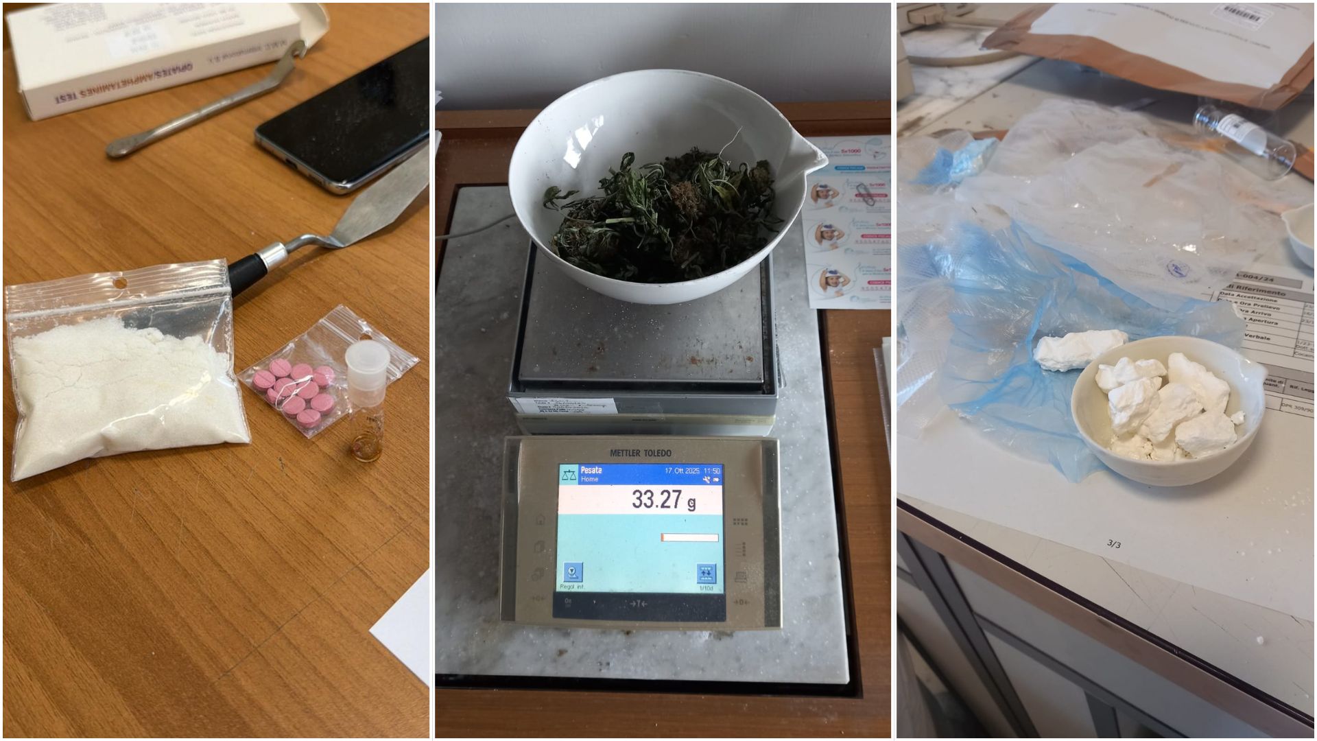 Droghe: le analisi del laboratorio di Im...