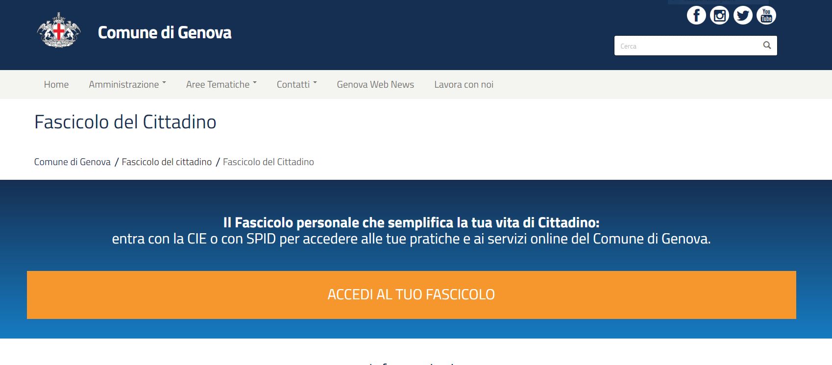 fascicolo del cittadino