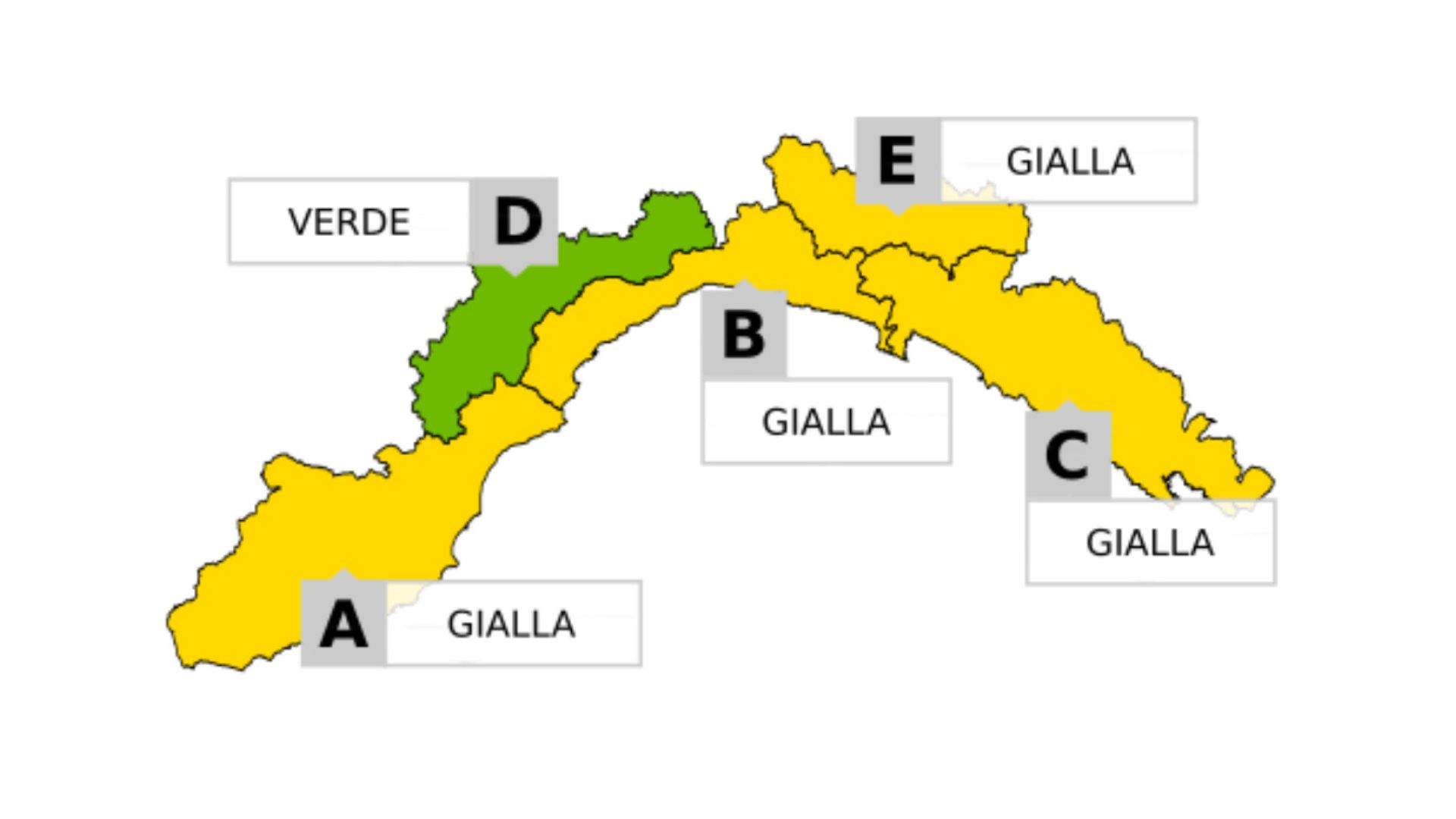 Domani allerta gialla per temporali da p...