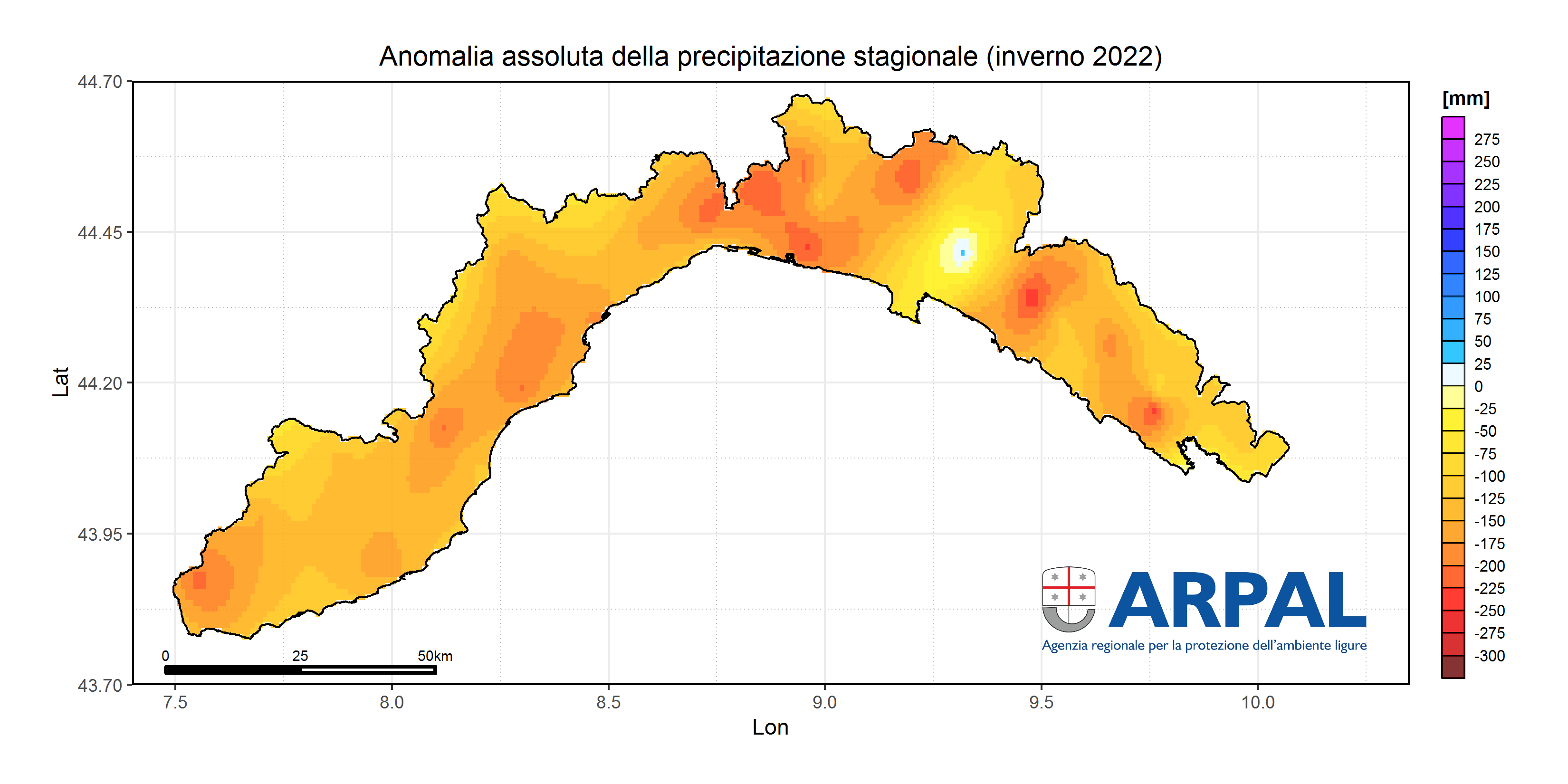 anomalia prec assoluta inverno 2022 50anni