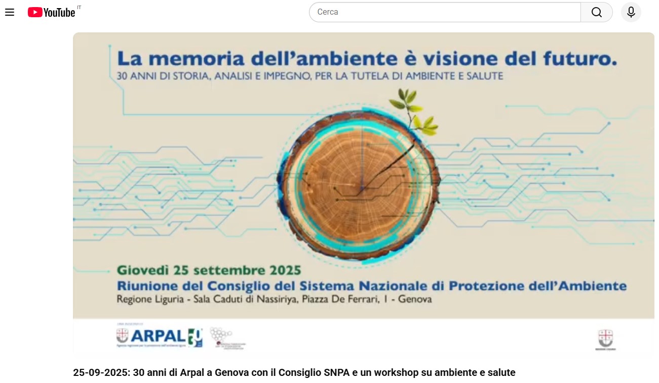 Copertina video consiglio snpa genova