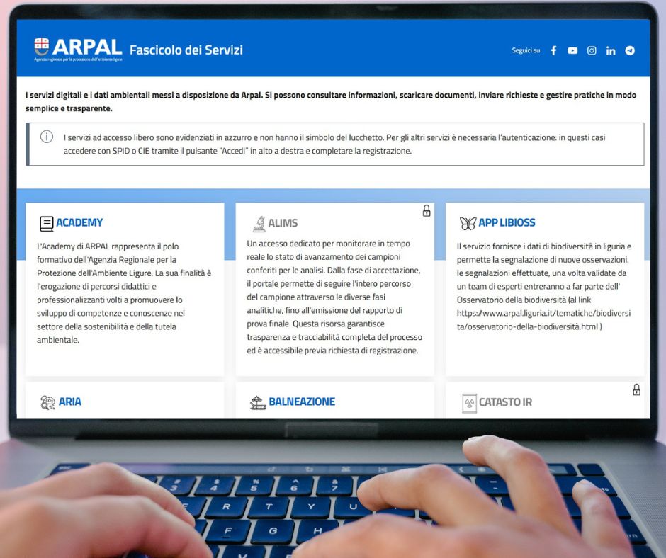 fascicolo servizi arpal