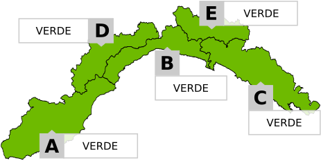 allerta meteo per la regione Liguria