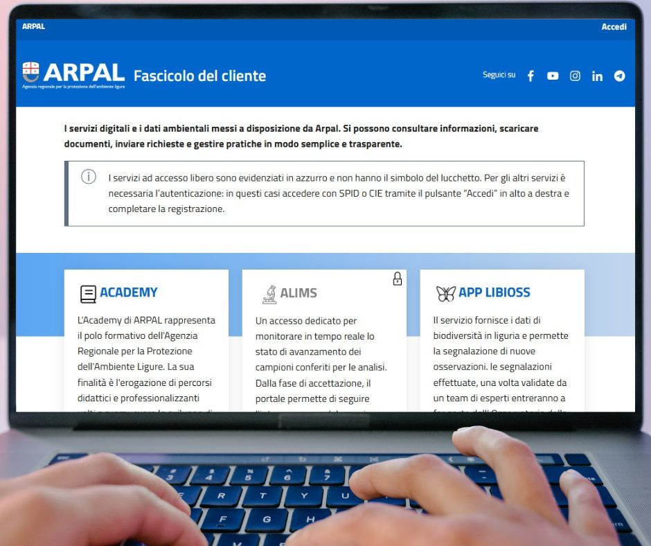 Il Fascicolo del Cliente Arpal: servizi ...