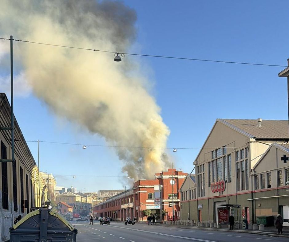 Incendio in via Merano: Arpal coinvolta ...