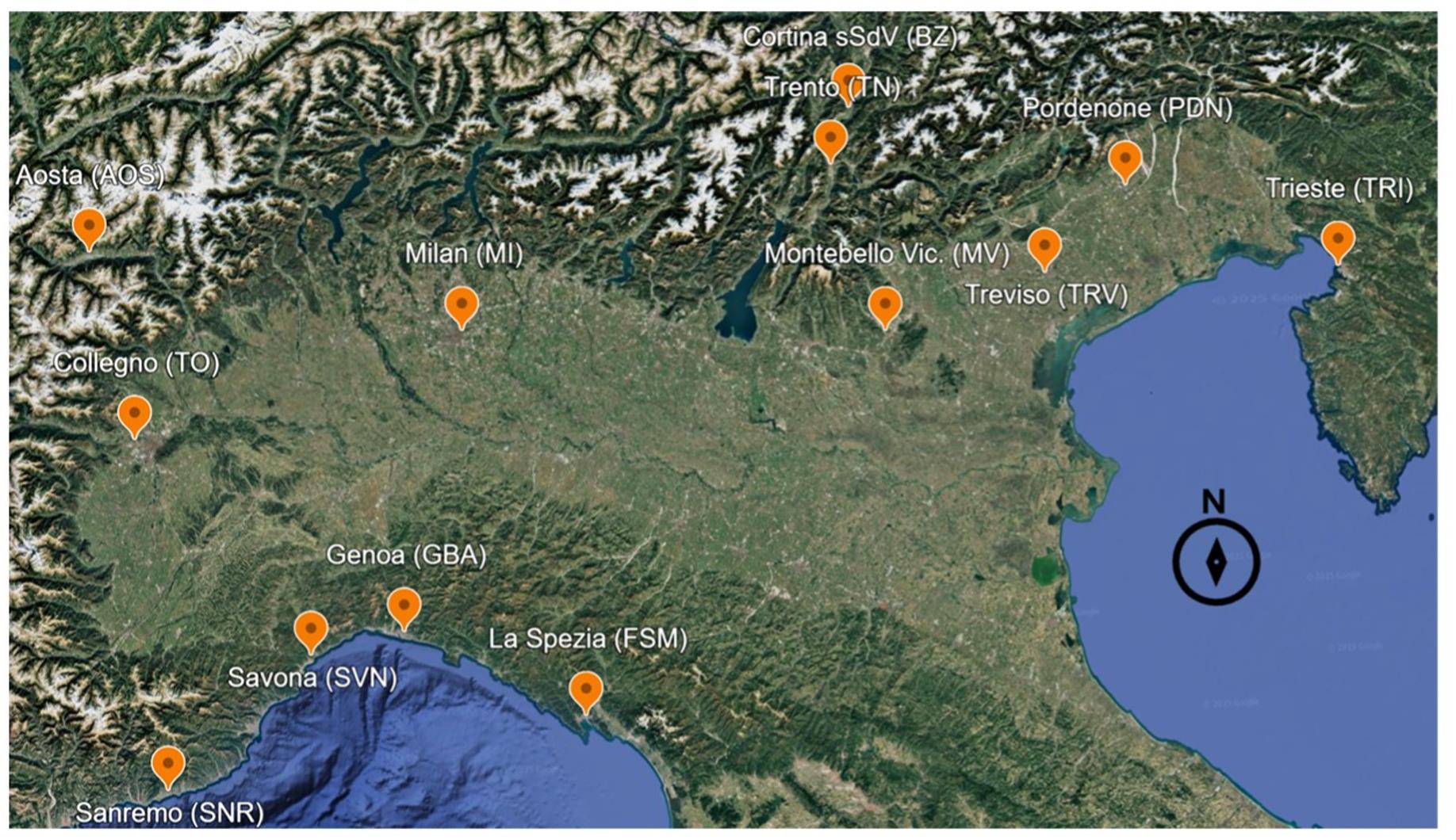 mappa monitoraggio bth