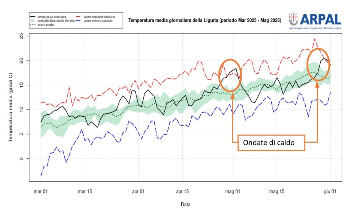 t media marzo maggio2025 ondate caldo